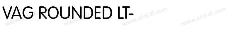 VAG ROUNDED LT字体转换